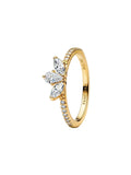 Pandora Sparkling Herbarium Cluster Ring