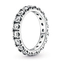 Pandora Sparkling Row Eternity Clear Ring