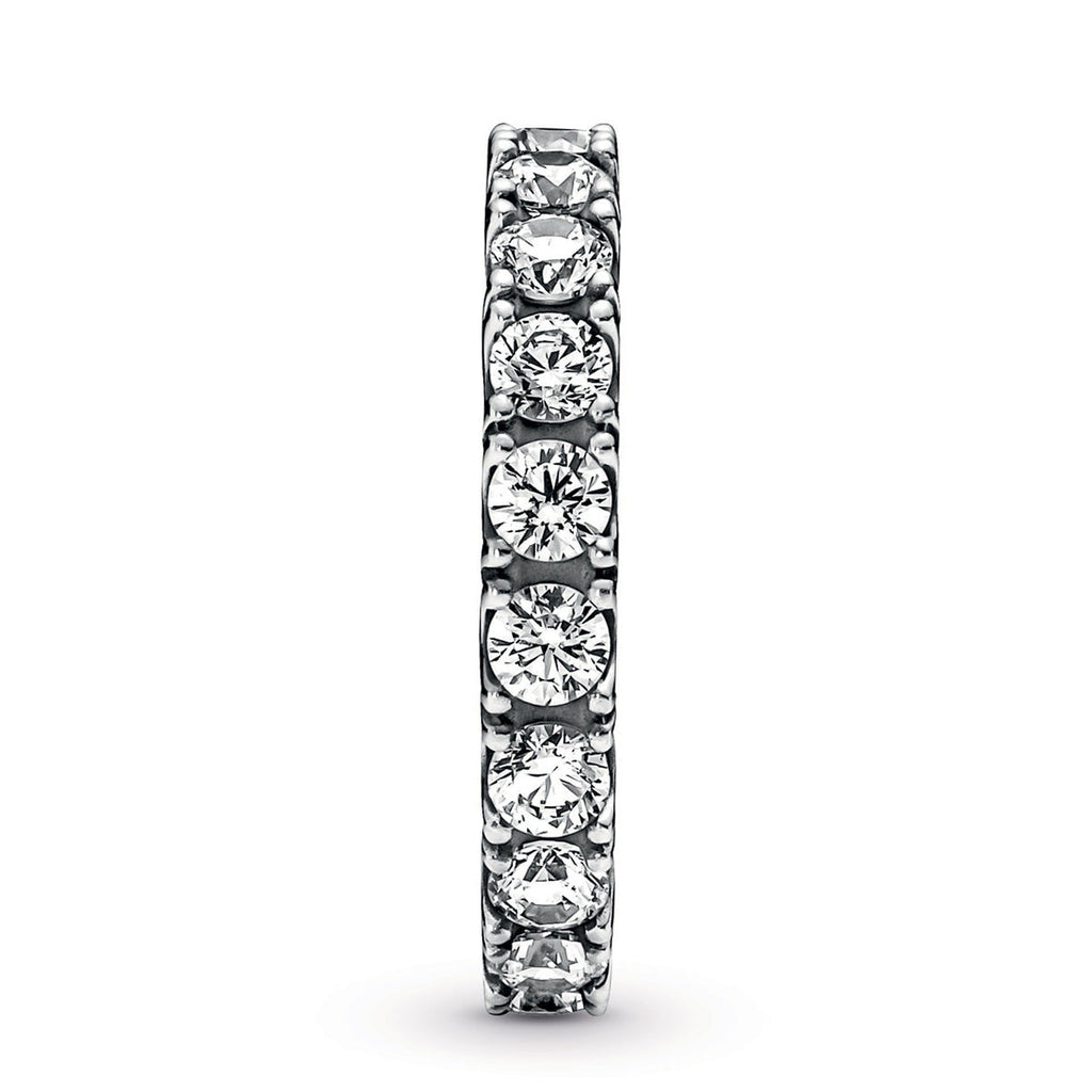 Pandora Sparkling Row Eternity Clear Ring