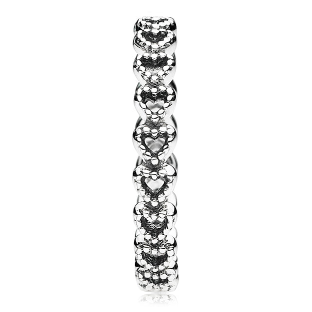 Pandora Band of Hearts Ring