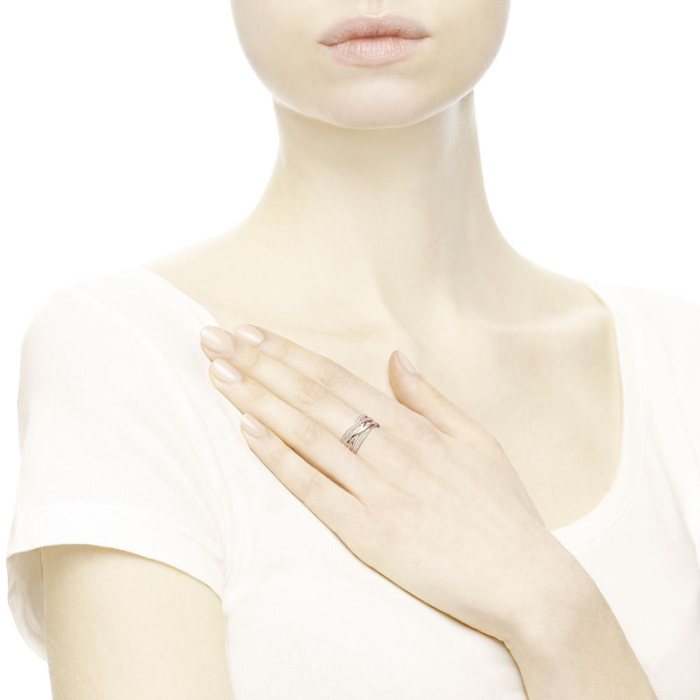 Pandora Sparkling & Polished Lines Ring