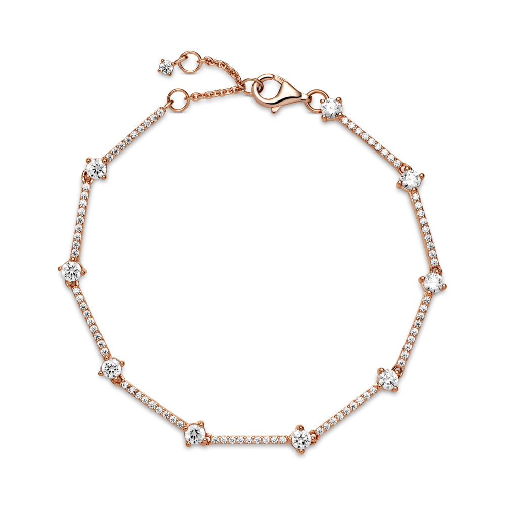Pandora Sparkling Pavé Bar Bracelet