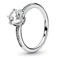 Pandora Clear Sparkling Crown Solitaire Ring