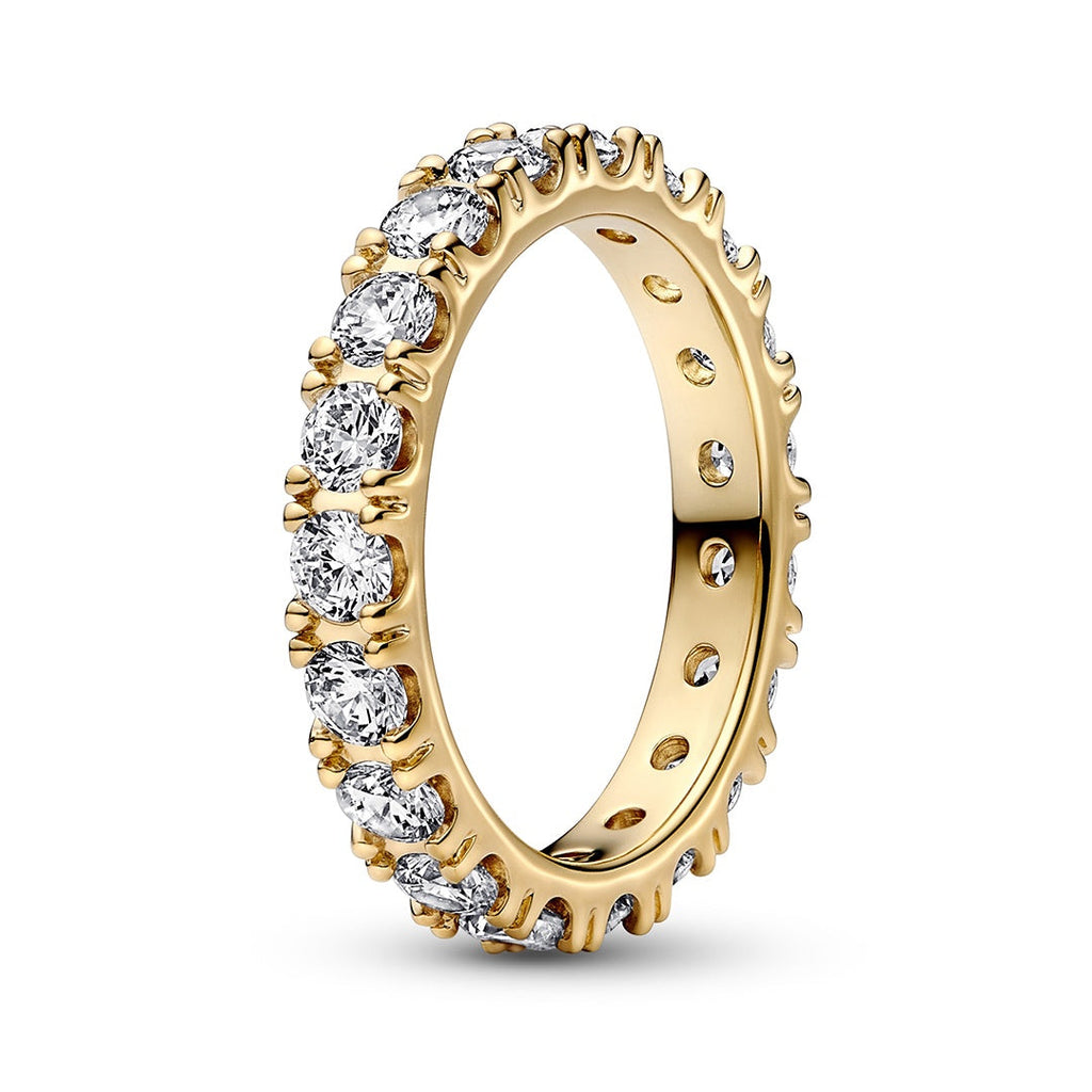Sparkling Row Eternity Ring