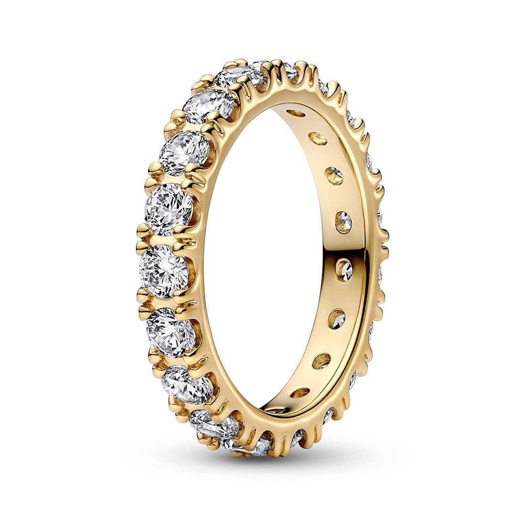 Sparkling Row Eternity Ring