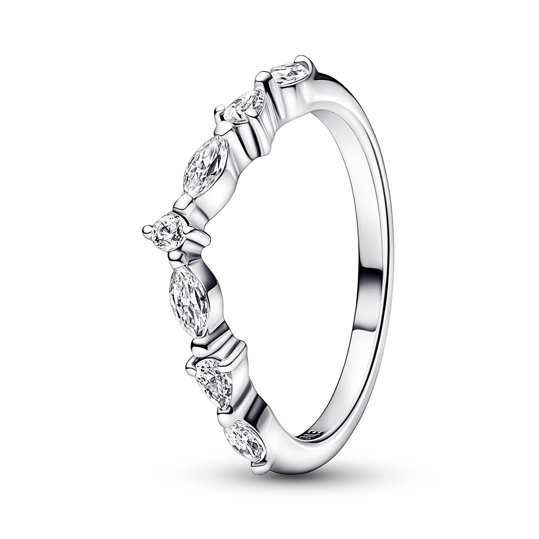 Pandora Timeless Wish Sparkling Alternating Ring