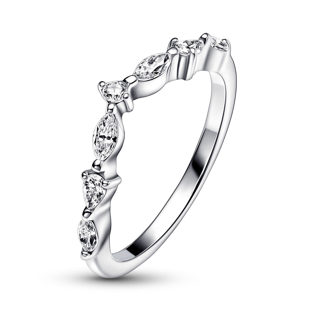 Pandora Timeless Wish Sparkling Alternating Ring