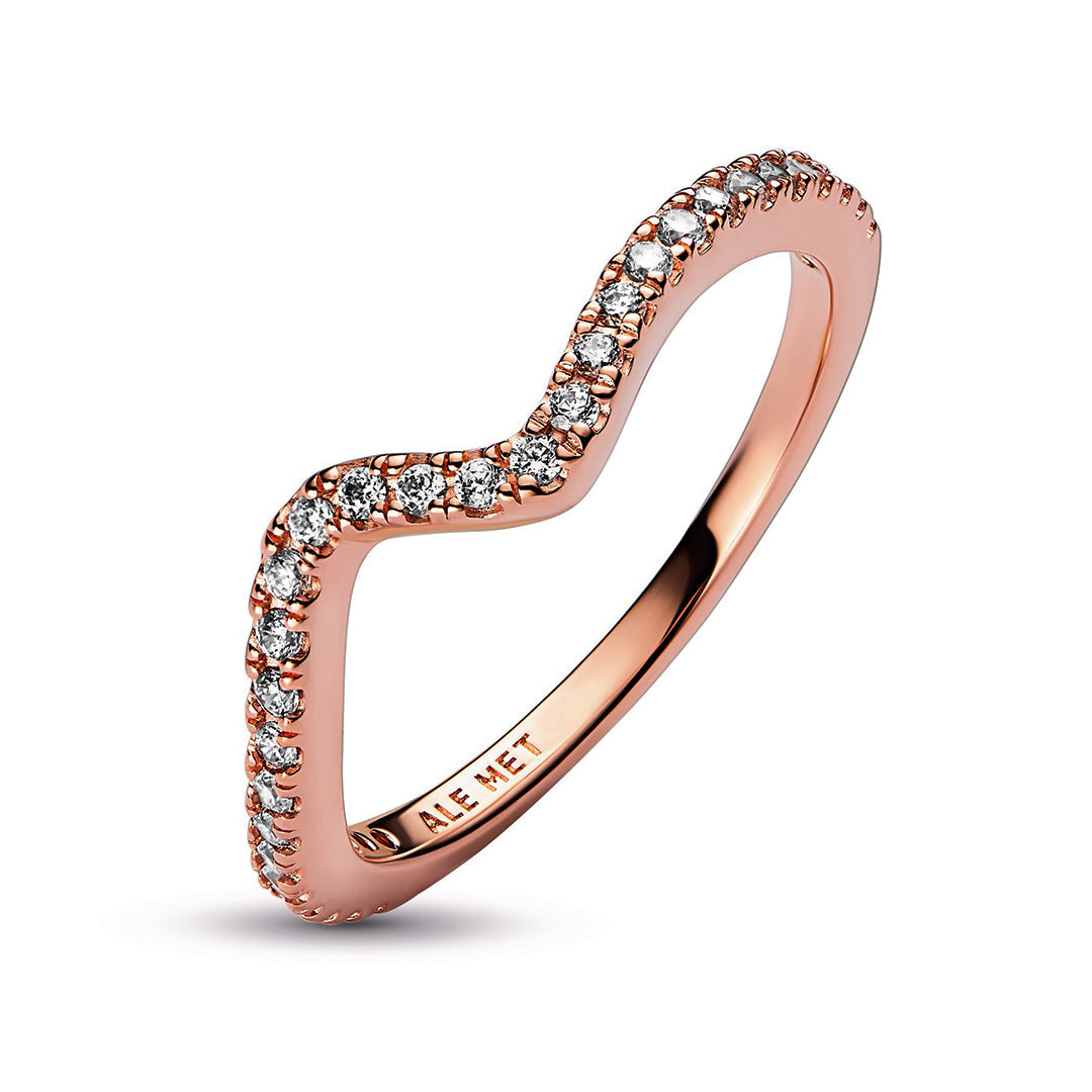 Sparkling Wave Ring