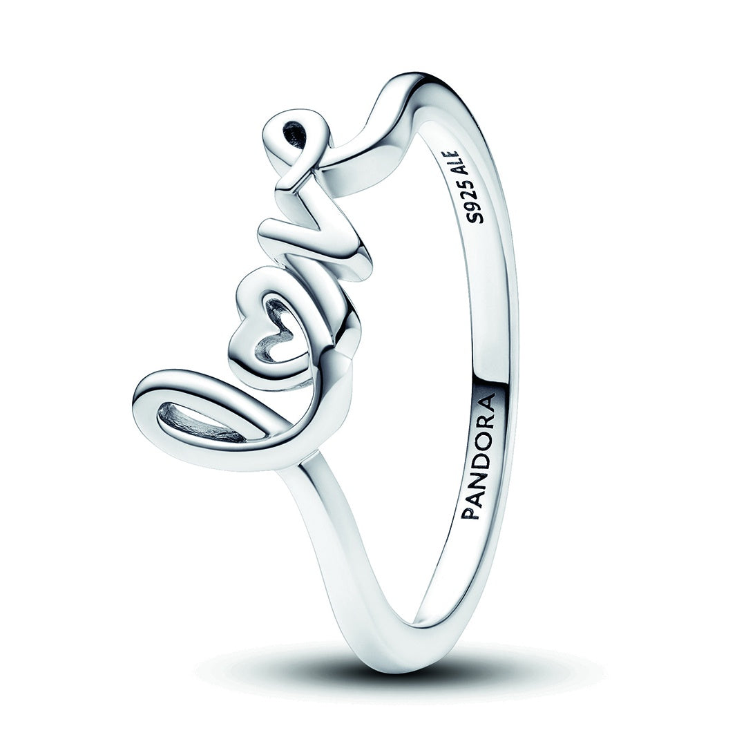 Handwritten Love Ring