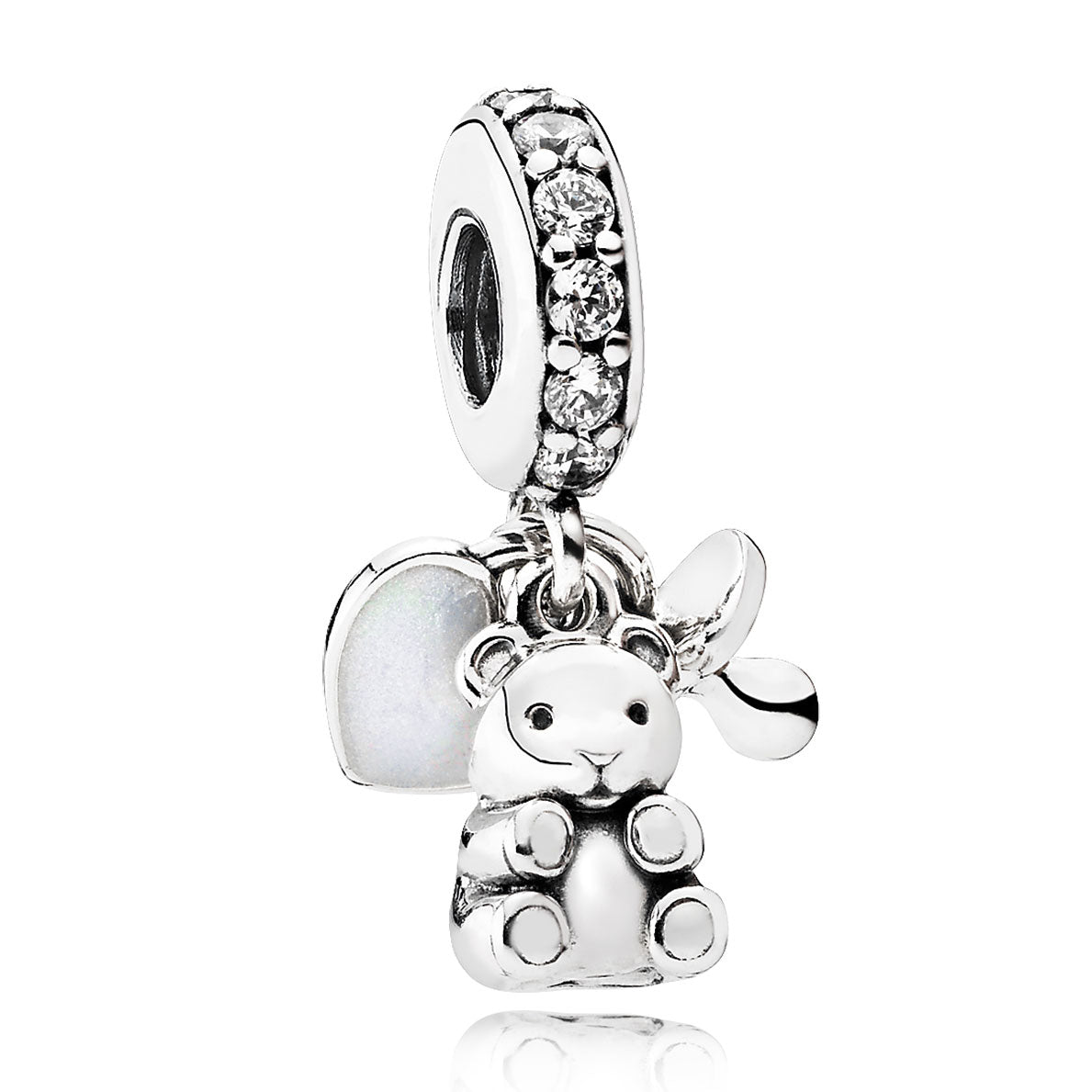 Pandora Baby Treasures with Clear CZ Dangle
