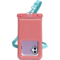 AquaBuddy | Starfish Wishes Coral Pink Shimmer Waterproof Phone Pouch