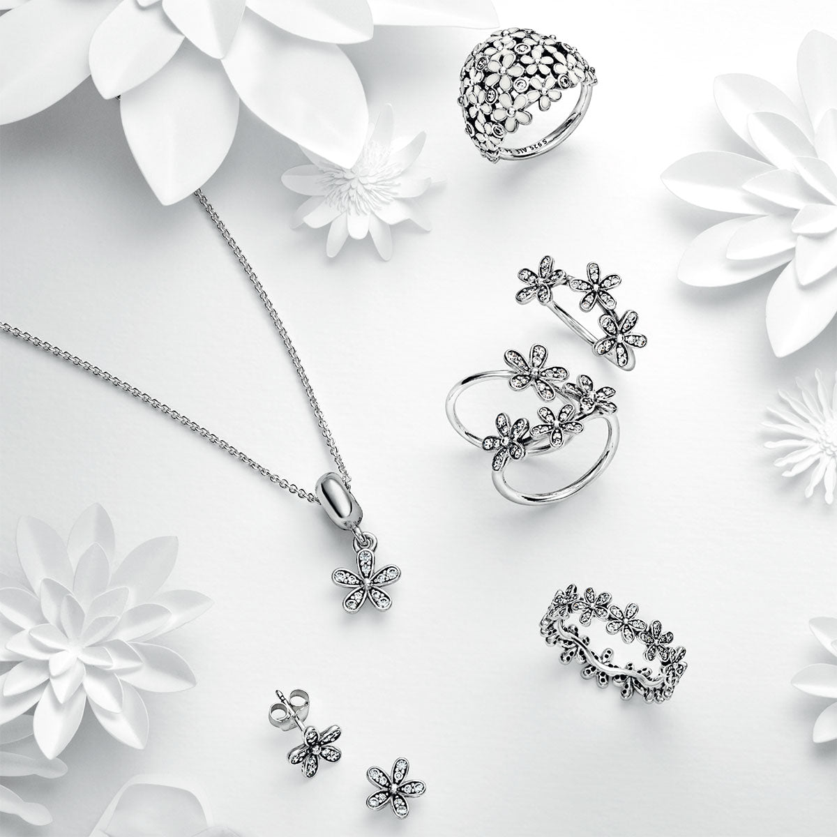 Pandora Daisy Flower Ring