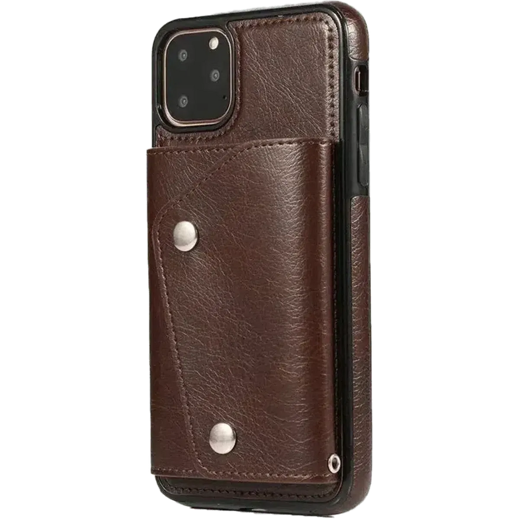 Brown Vegan Leather | Wallet Case
