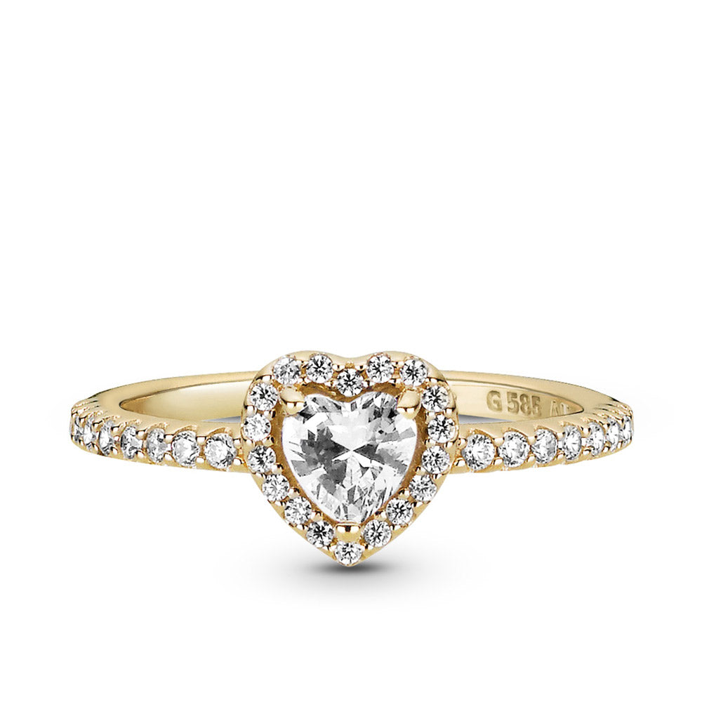Pandora Elevated Heart Ring
