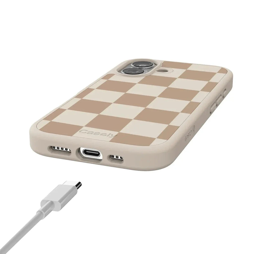 Fit Check | Neutral Checkerboard Case