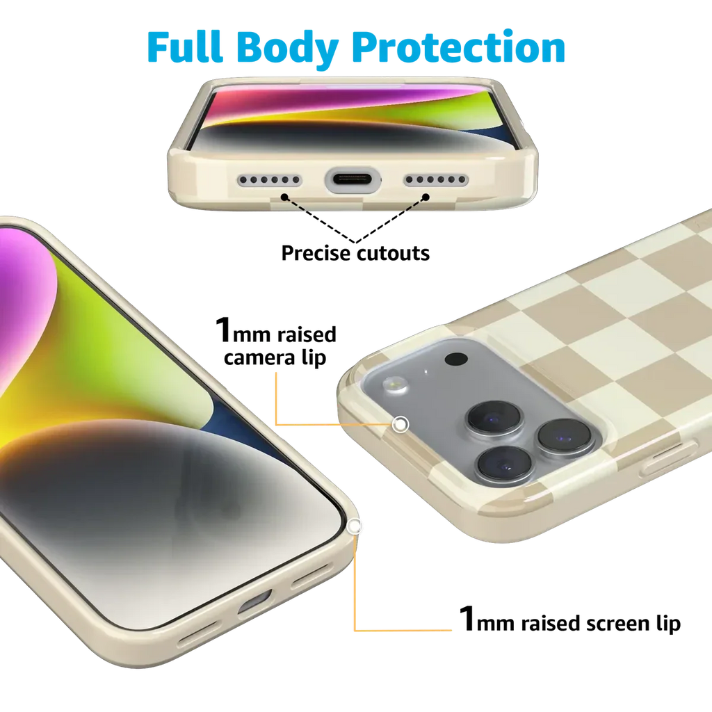 Fit Check | Neutral Checkerboard Case