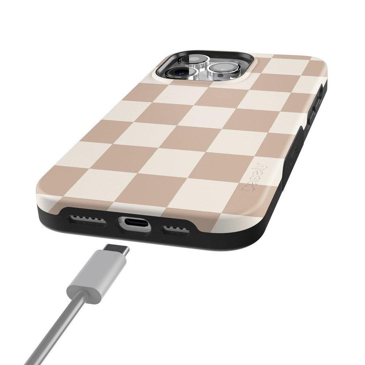 Fit Check | Neutral Checkerboard Case