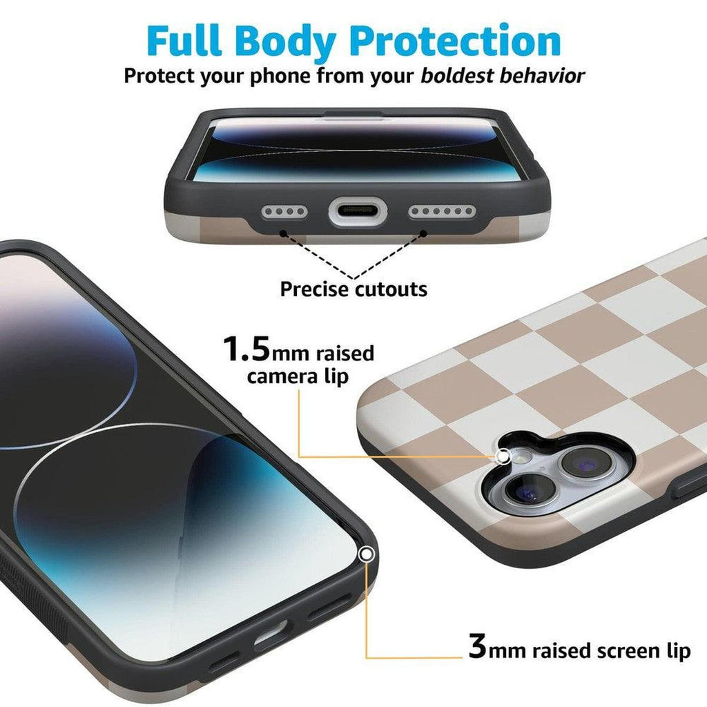 Fit Check | Neutral Checkerboard Case