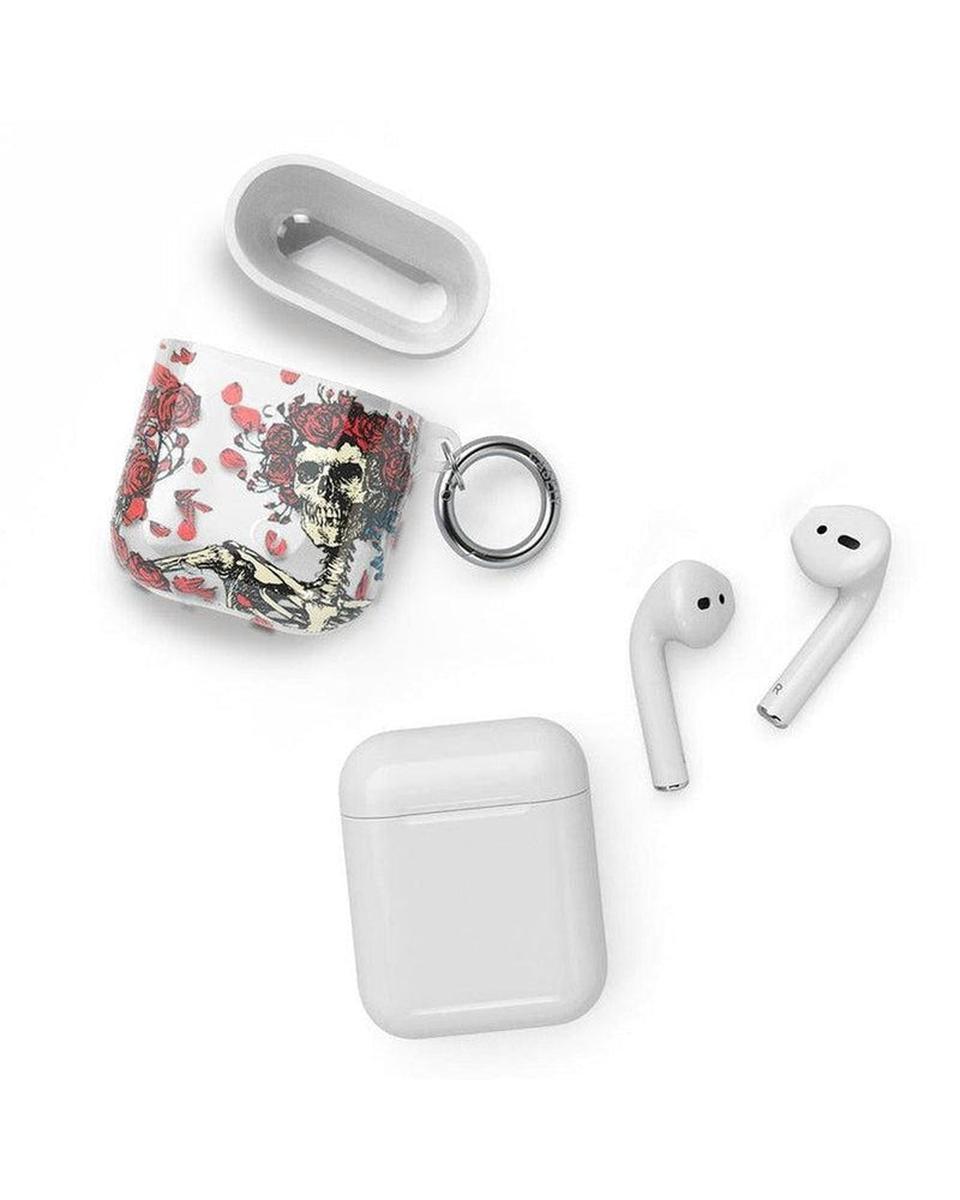 Forever Grateful | Grateful Dead Skeleton Floral AirPods Case
