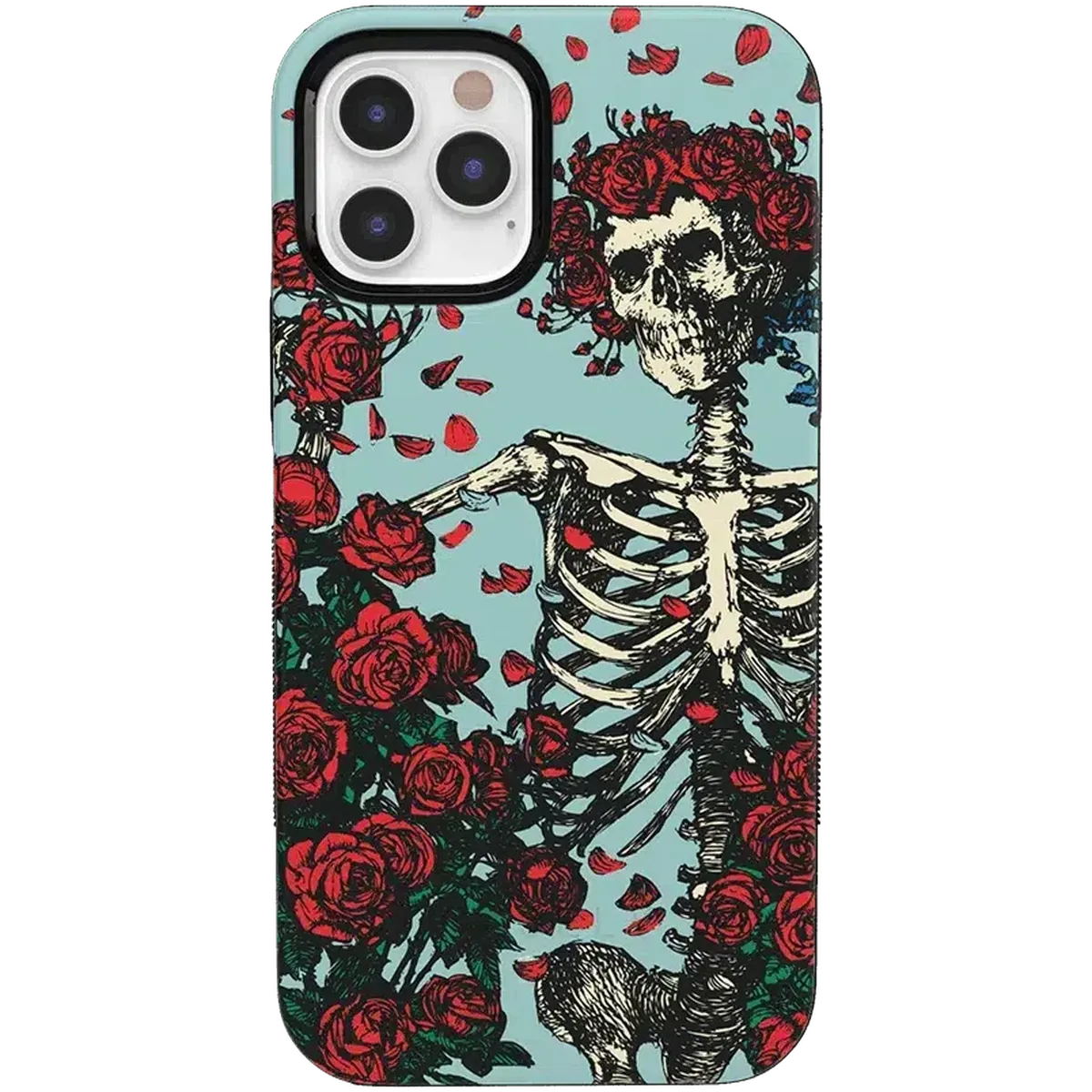 Forever Grateful | Grateful Dead Skeleton Floral Case