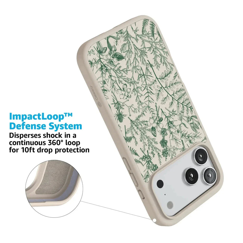 Sage Garden | Green Floral Case