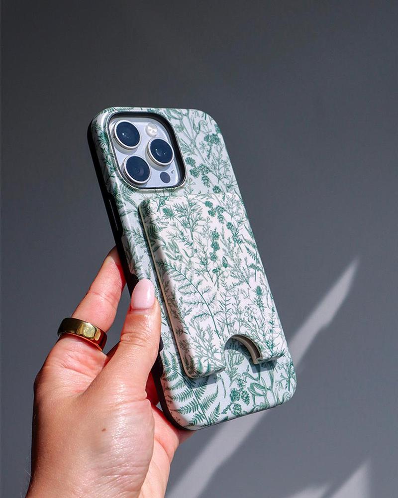 Sage Garden | Green Floral MagWallet