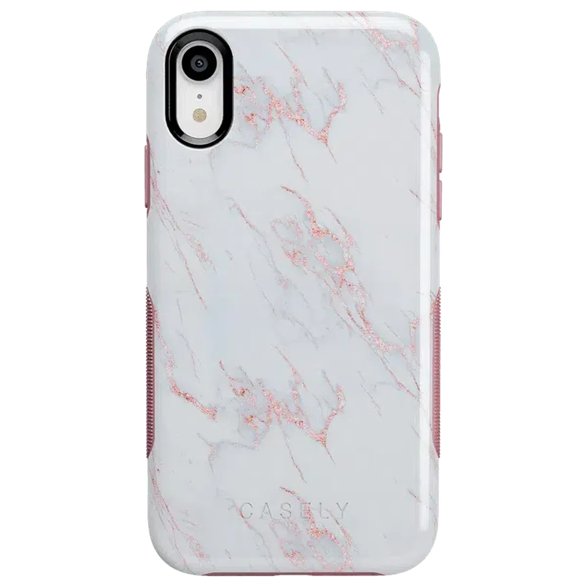 Subtle Blush | White and Pink Marble Case