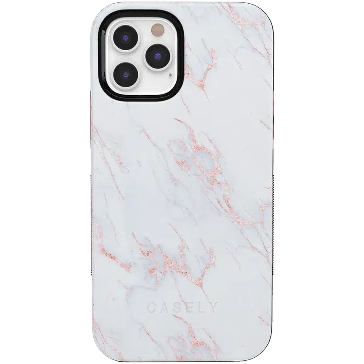 Subtle Blush | White and Pink Marble Case