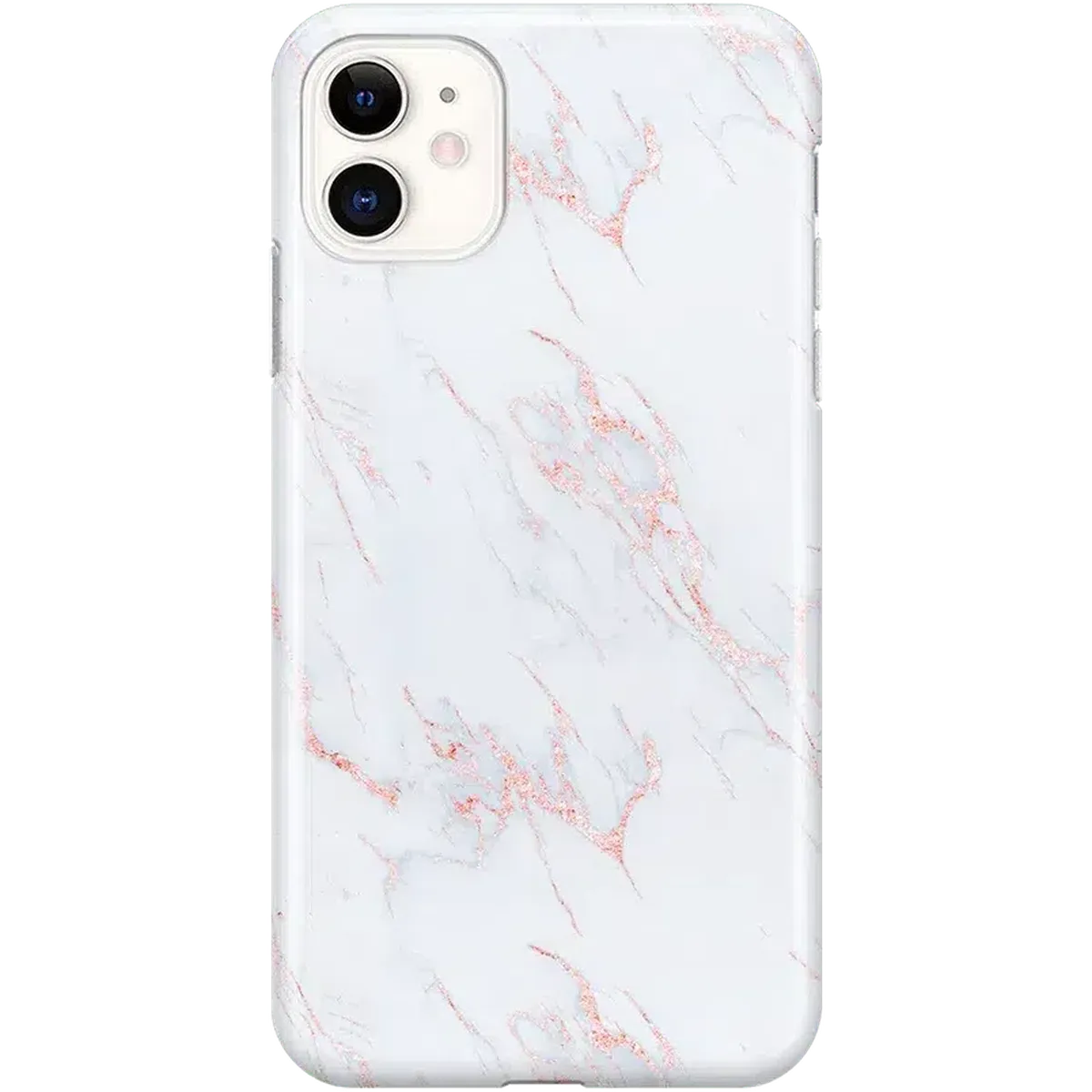 Subtle Blush | White and Pink Marble Case