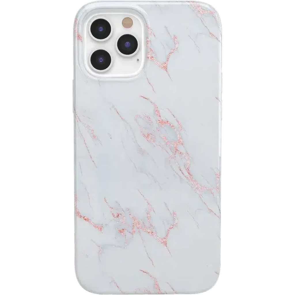 Subtle Blush | White and Pink Marble Case
