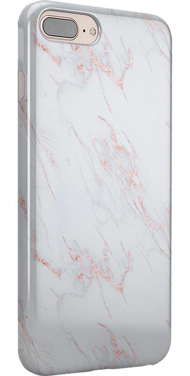 Subtle Blush | White and Pink Marble Case