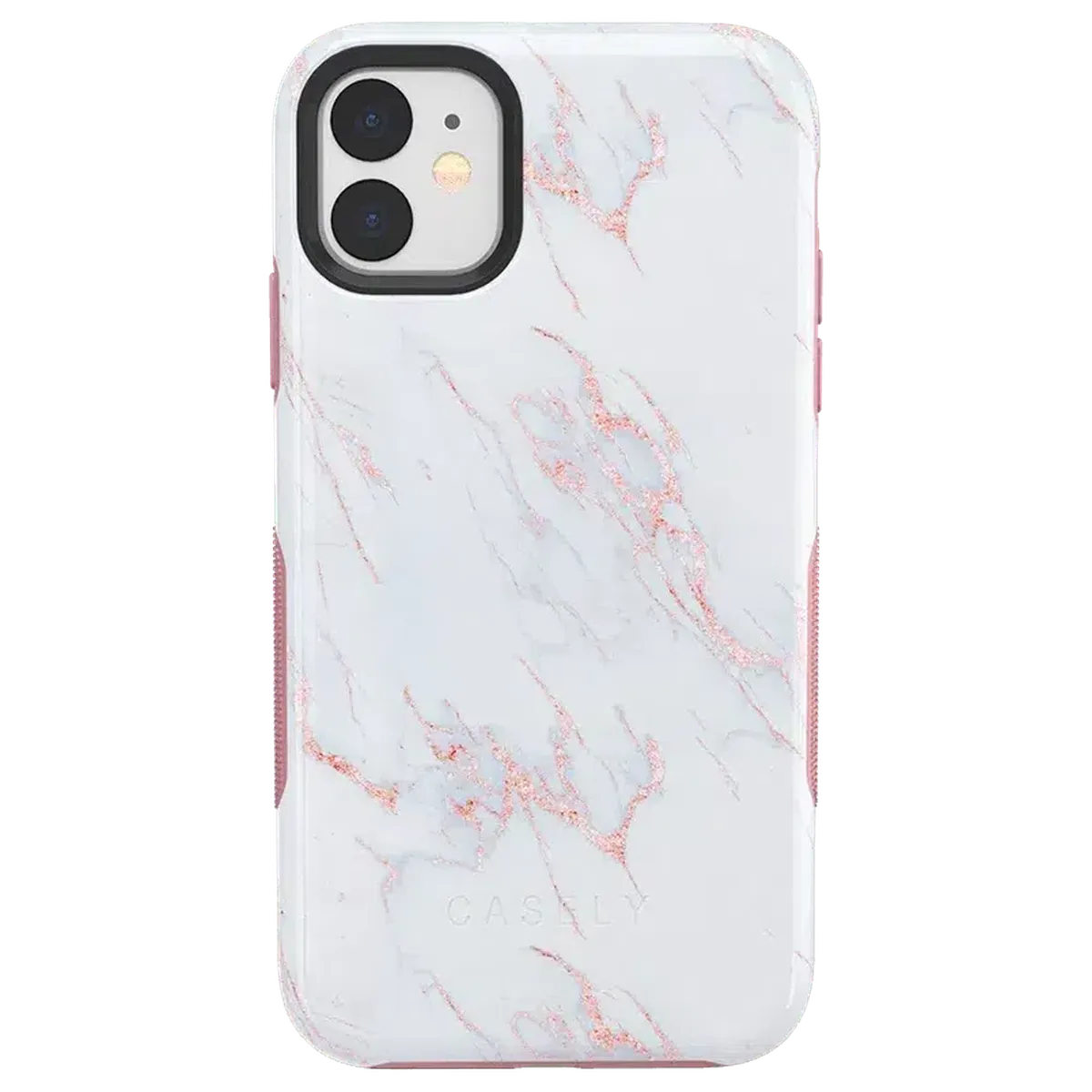 Subtle Blush | White and Pink Marble Case