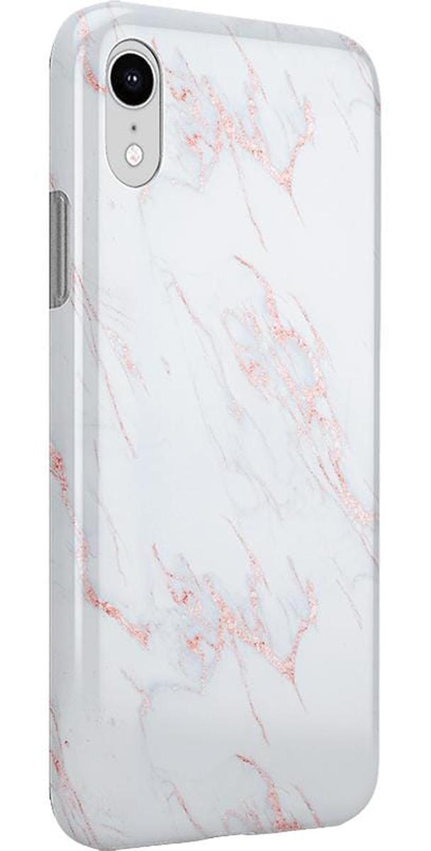 Subtle Blush | White and Pink Marble Case