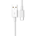 USB to USB-C Power Pod Charging Cord | White Cable