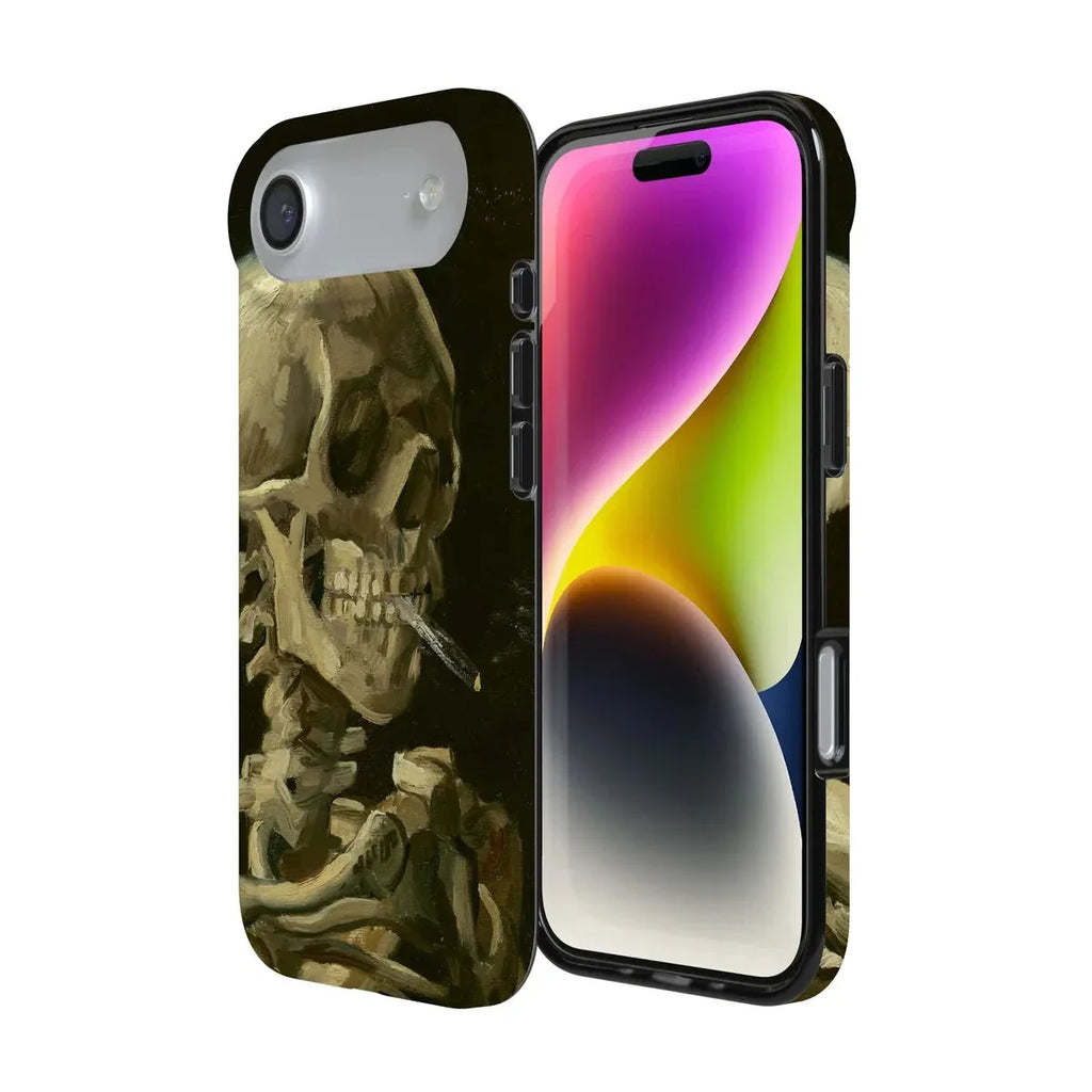 Van Gogh | Head of a Skeleton with a Burning Cigarette Phone Case